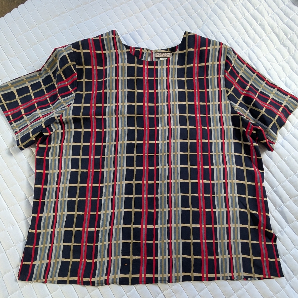 Notations geometric blouse
